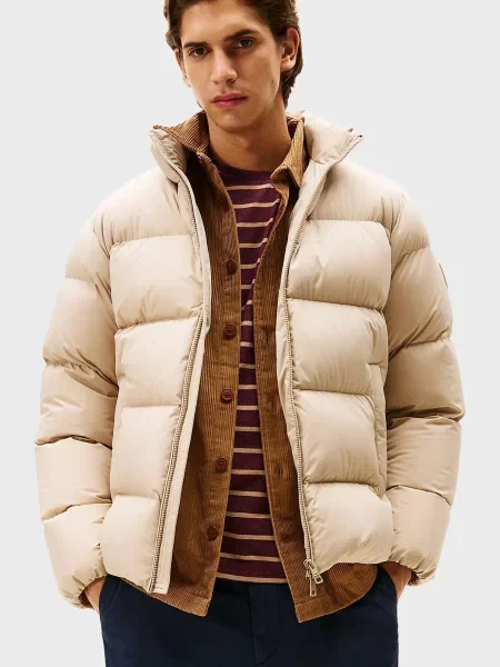 Пуховик Tommy Hilfiger бежевий