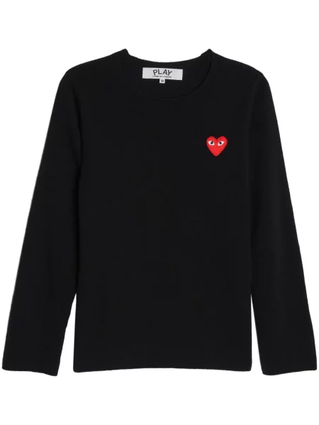 Pulover Comme Des Garcons Play negru