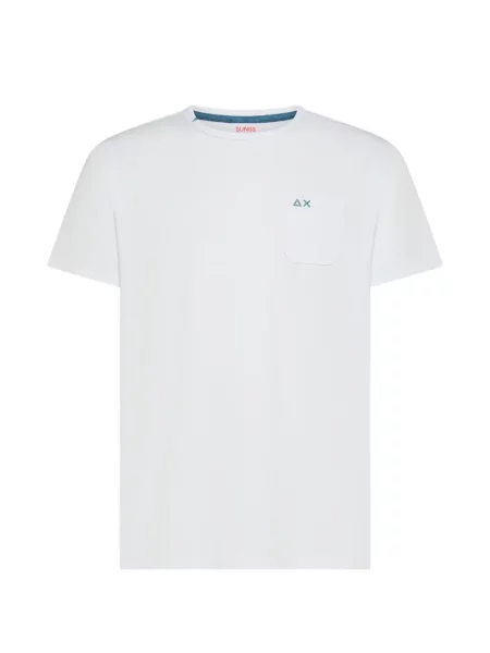 Tricou Sun68 cu broderie alb