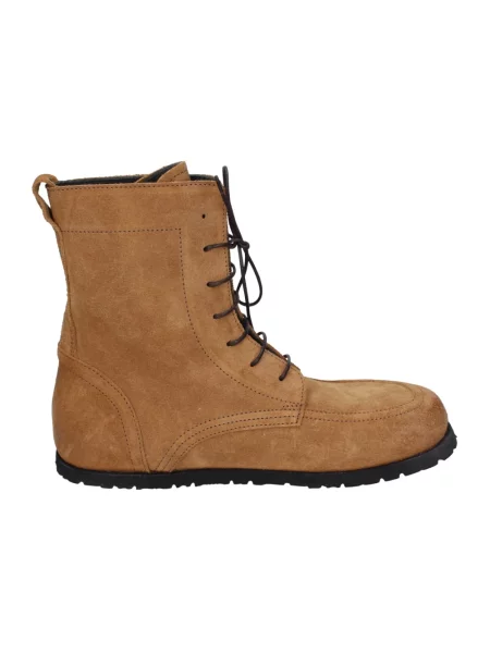 Buty do kostki Moma zamszowe brązowe