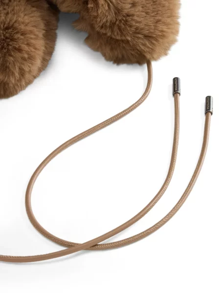 Căciulă Woolrich cu blană maro