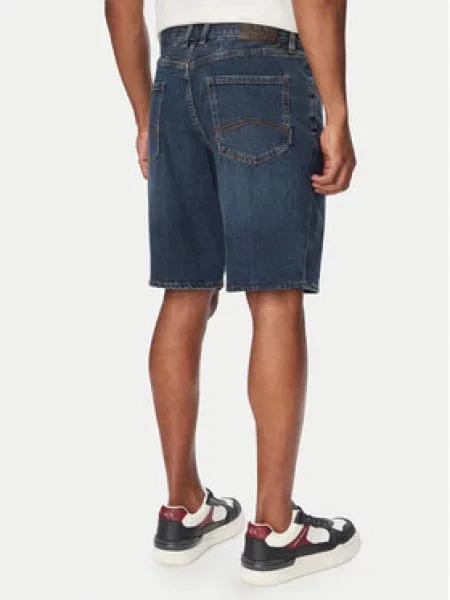 Armani Exchange Jeans kratke hlače Mornarsko Comfort Fit modra