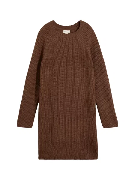 Bonprix Rochie tricotat maro