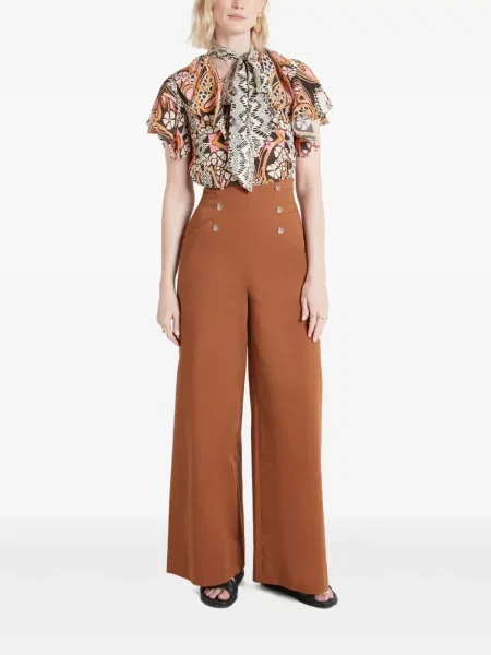 Pantaloni Temperley London maro