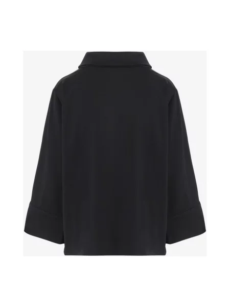 Lniany top By Malene Birger czarny