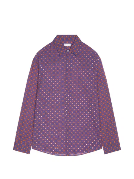 Cămașă Dries Van Noten violet
