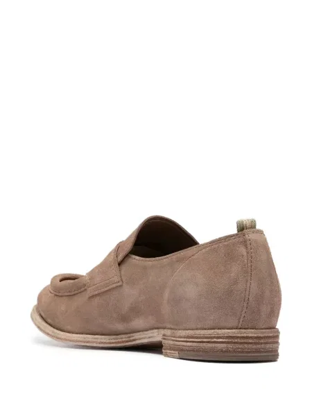 Pantofi loafer Officine Creative din piele de căprioară