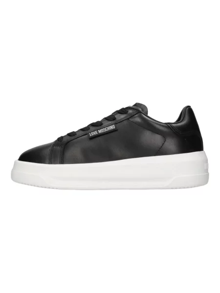 Sneakersy Love Moschino skórzane czarne