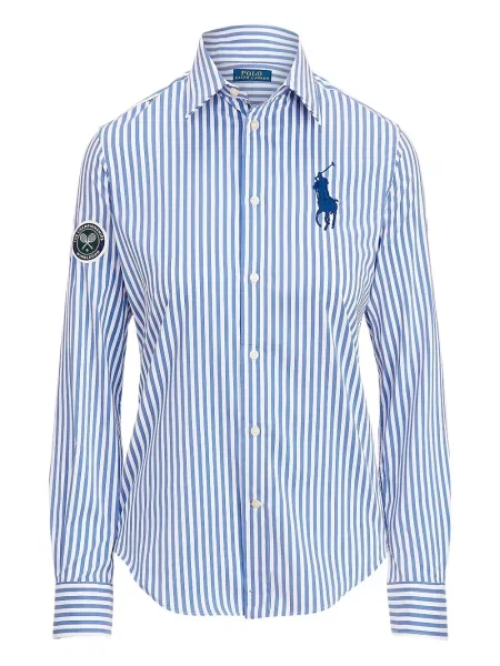 Tricou Polo Ralph Lauren de in scurt cu imagine albastru