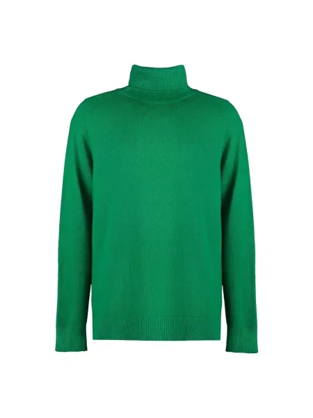 Sweter z golfem Malo zielony