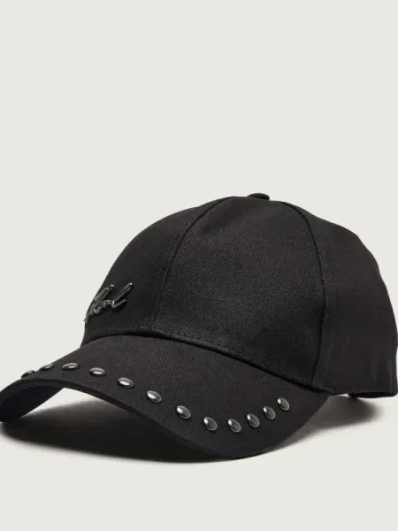 Karl Lagerfeld șapcă de baseball din K/SIGNATURE negru