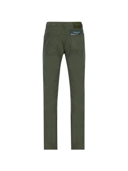 Pantaloni Jacob Cohën cu autograf verde