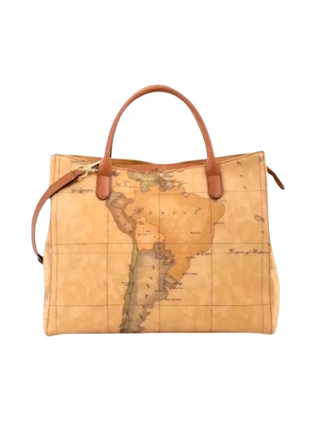 Shopperka Alviero Martini 1a Classe skórzana klasyczna brązowa