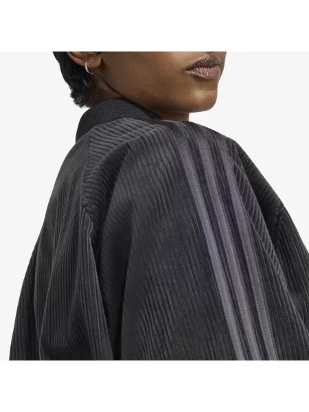 Sweatshirt adidas Corduroy SST Oversized Track Top Black/ Utility Black XS čierna