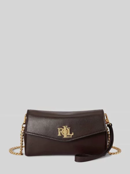 Lauren Ralph Lauren torebka crossbody skórzana brązowa