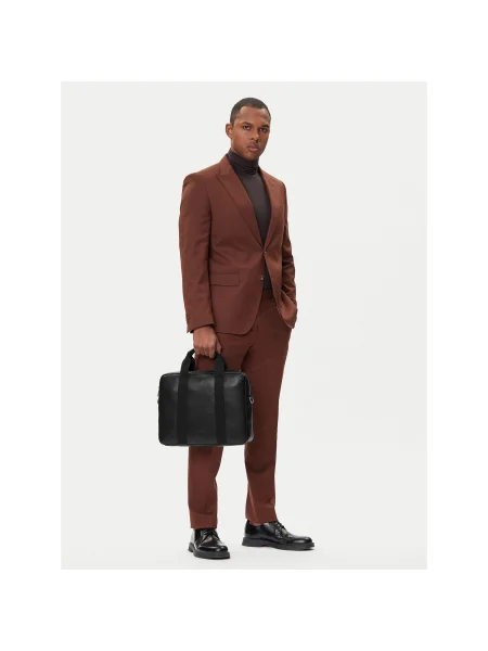 Geantă Calvin Klein Webbing Strap Laptop Computer Bag Black Universal negru