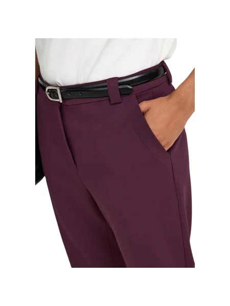 Pantaloni Only evazate roșu