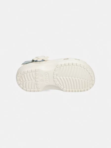 Crocs шльопанці дитячі CLASSIC DNM FLWR ADJ BACKSTRAP CLOG T
