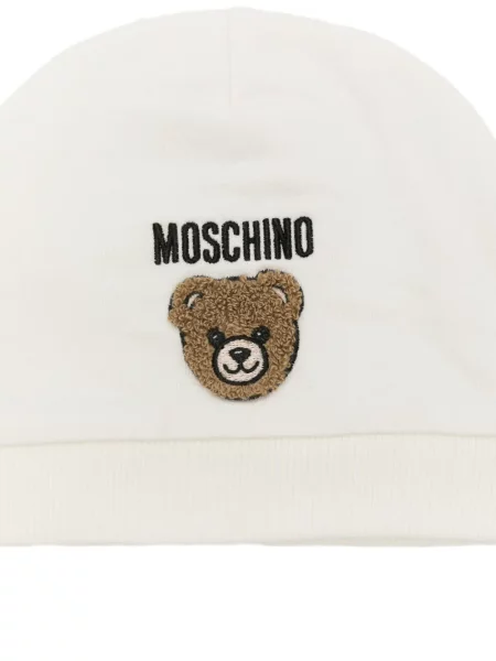 Czapka dziecięca Moschino biała