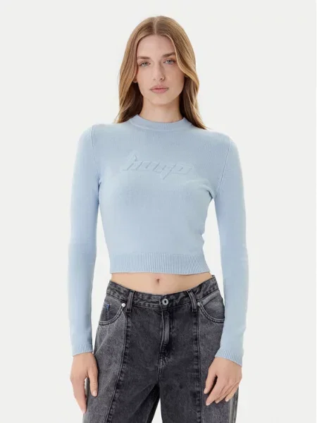 HUGO Pulover Sblog_B Svetlo modra