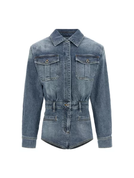 Kryształ górski kombinezon Self-portrait niebieski