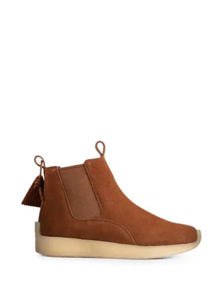 Botine chelsea Clarks Originals streetstyle maro