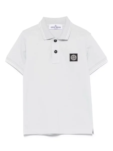 Koszulka polo dziecięca Stone Island niebieska