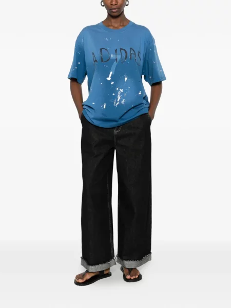 Polokošeľa Adidas modrá