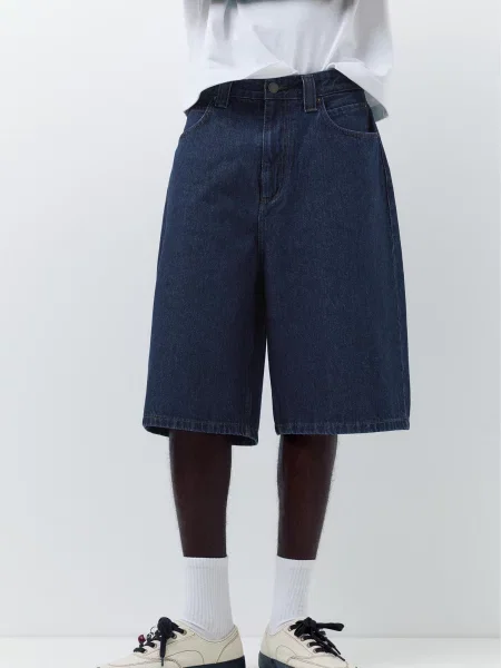 Pull&Bear Traperice mornarsko plava
