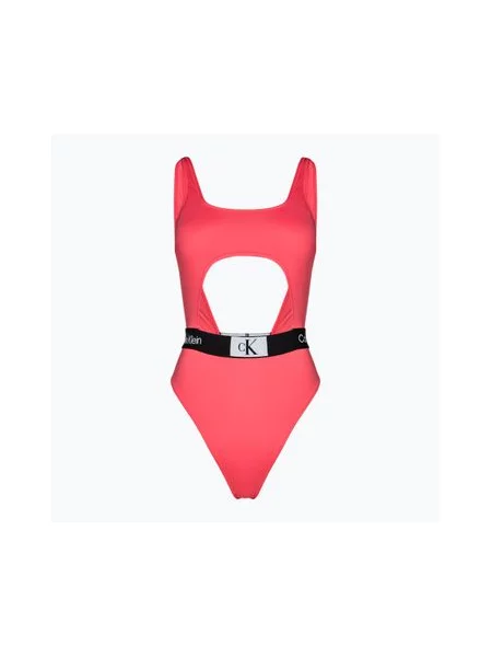 Слитный купальник Calvin Klein Swimwear розовый