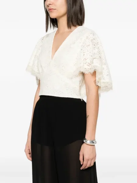 Bluză Twinset din dantelă evazată