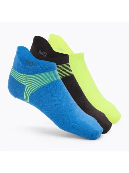 Férfi zokni Under Armour Dry Run Lite No Show 3 pár blue atlantis/fekete/visszaverő. Méret: EU fekete