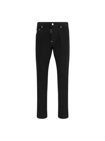 Jeansy Dsquared2 typu teddy czarne