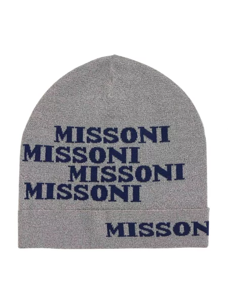 Czapka Missoni niebieska