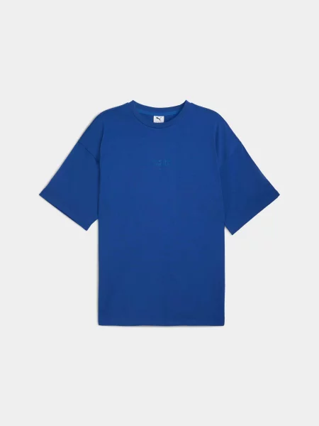 Футболка PUMA Pl Lifestyle Tee комбінований верх синій