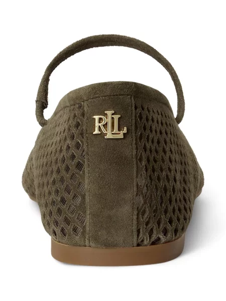 Кожаные балетки Lauren Ralph Lauren