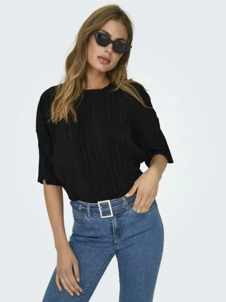 ONLY Ravenna T-shirt Black μαύρο