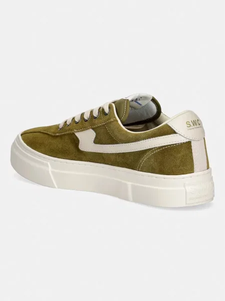 Stepney Workers Club DELLOW S-STRIKE SUEDE sneakersy zamszowe zielone