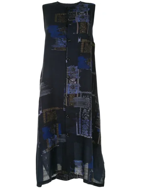 Rochie Y's tricotate cu imagine cu imprimeu abstract