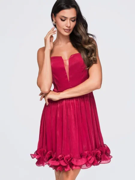 Rochie mini Edoti cu volane