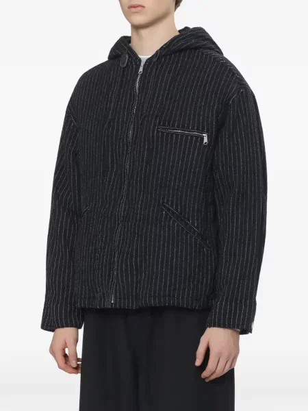 Geacă Comme Des Garçons Homme cu glugă negru