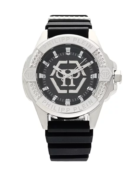Philipp Plein Ceas analogic / argintiu negru