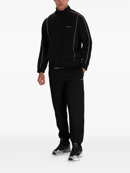 Pantaloni Armani Exchange cu dungi negru