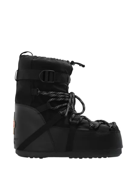 Členkové topánky Moncler Grenoble čierna