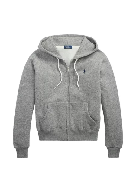 Fleece πουλόβερ Polo Ralph Lauren με αυτόγραφο πορτοκαλί