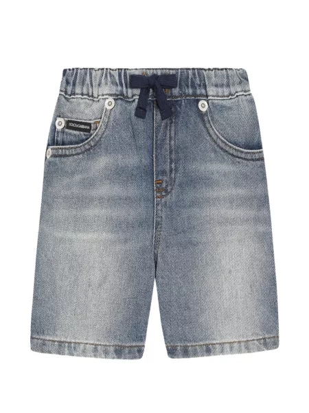 Bermudy dziecięce Dolce And Gabbana niebieskie
