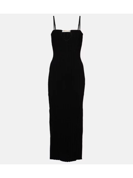 Rochie maxi Jacquemus de costum negru