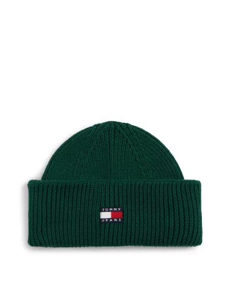 Tommy Jeans Căciulă HERITAGE' verde