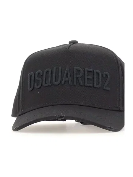Czapka z daszkiem Dsquared2 czarna