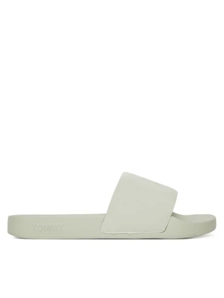 Papuci Tommy Jeans verde